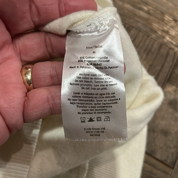 Nickelodeon SpongeBob Cream Hoodie Characters graphics Medium - Picture 7 of 9